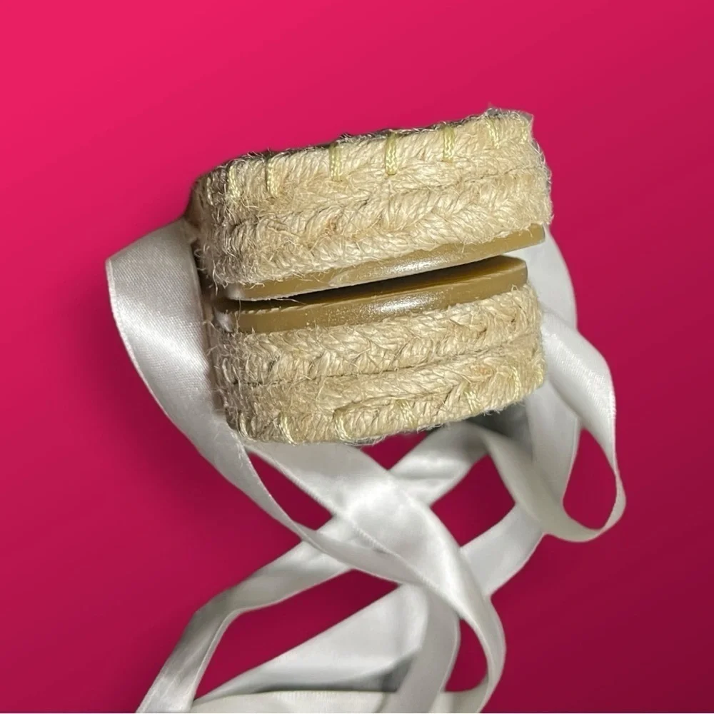 ALDO Womens Embellished Mules with Ankle Ribbon Ties